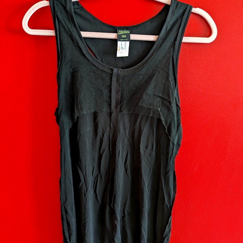 Jean Paul Gaultier rayon tank top